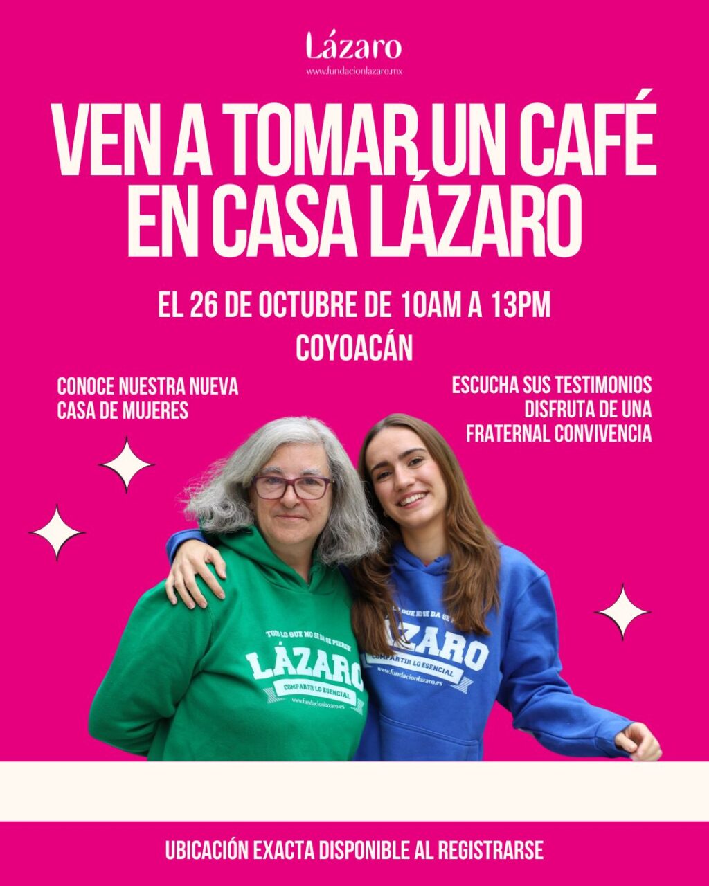 Ven a tomar un café en casa Lázaro